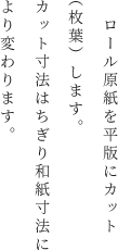 　焼酎のラベルやお菓子などの希少価値の演出に最適です。(透かし部分の薄い部分をちぎったものです。)